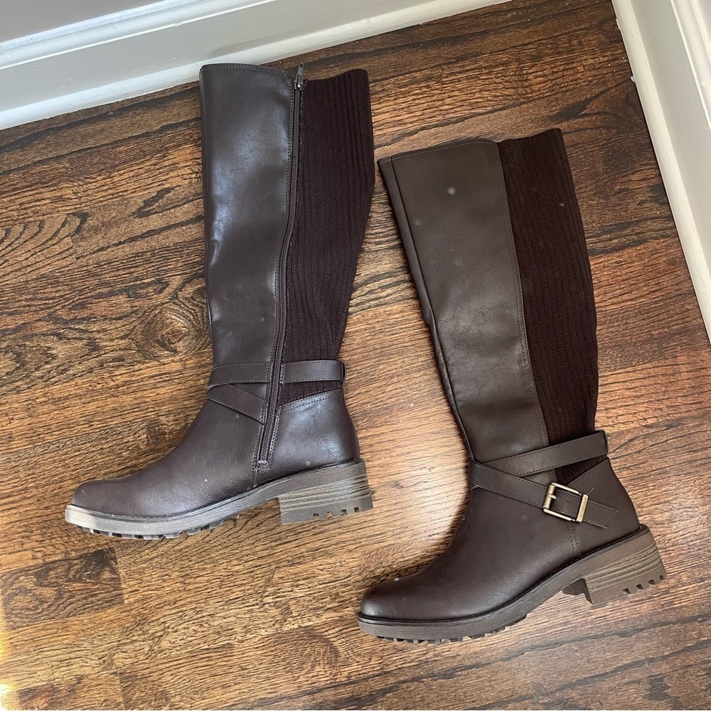 New life stride karter brown boot